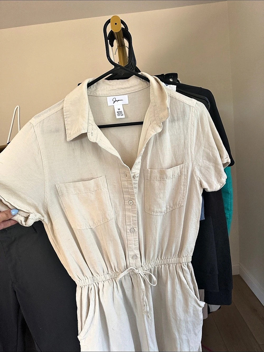 Japna Linen Blend Jumpsuit